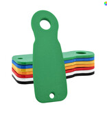 Blanco kunststof Caddy-Key winkelwagenmunten € 1 formaat kleurenmix - per 7 stuks