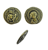 CombiCraft Replica middeleeuwse munt goudkleurig ca. Ø24mm - per 100 stuks