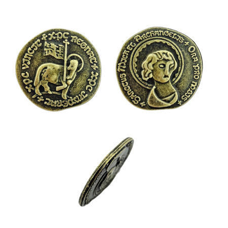 CombiCraft Replica middeleeuwse munt goudkleurig ca. Ø24mm - per 100 stuks