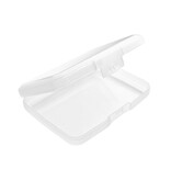 Opbergdoosje voor naambadge 97x72mm transparant - per stuk