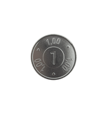 CombiCraft Staal vernikkelde winkelwagenmunten € 1,00 formaat  - per 100 stuks