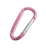 Karabijnhaak kleurenmix 60x30mm aluminium - per set van 6 kleuren