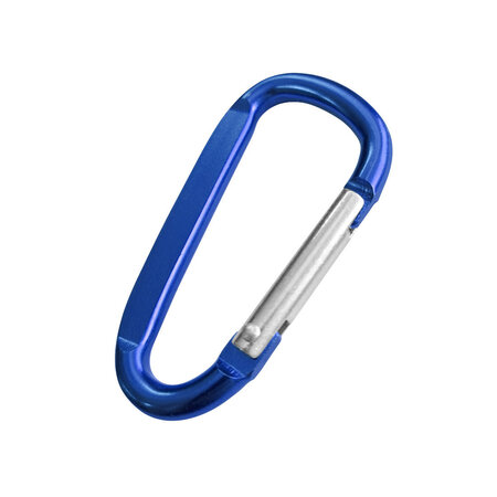 Karabijnhaak kleurenmix 60x30mm aluminium - per set van 6 kleuren