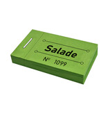 Consumptiebon salade in groen 50x30mm - per 50 bonnen