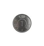 CombiCraft Staal vernikkelde consumptiemunten met getal 1 Ø23mm - per 100 stuks