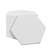 Blanco munten plastic Ø38mm wit - 100 stuks