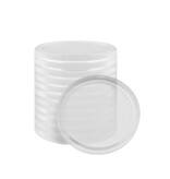 CombiCraft Blanco plastic transparante munten Ø25mm - per 100 stuks