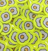 Gekleurde ontbijt/eitje consumptiemunten Ø29mm - per 100 stuks