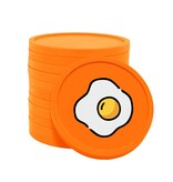 CombiCraft Gekleurde ontbijt/eitje consumptiemunten Ø29mm - per 100 stuks