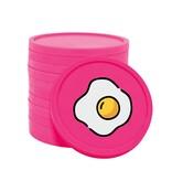 CombiCraft Gekleurde ontbijt/eitje consumptiemunten Ø29mm - per 100 stuks