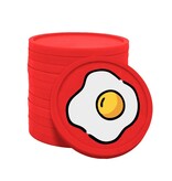 CombiCraft Gekleurde ontbijt/eitje consumptiemunten Ø29mm - per 100 stuks