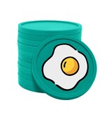 CombiCraft Gekleurde ontbijt/eitje consumptiemunten Ø29mm - per 100 stuks