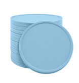 Blanco plastic munten Ø35mm - per 100 stuks