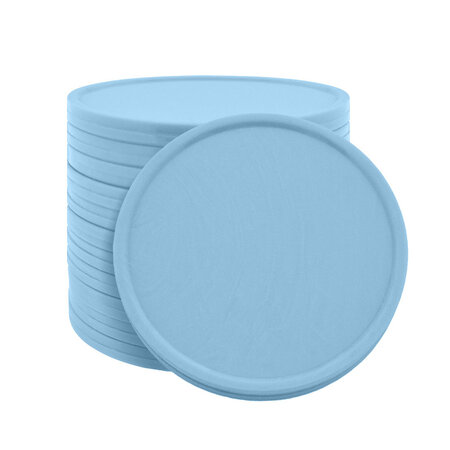 Blanco plastic munten Ø35mm - per 100 stuks