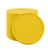 Blanco plastic munten Ø35mm - per 100 stuks