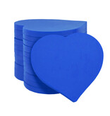 Blanco hartvormige munten 40x40mm - per 100 stuks