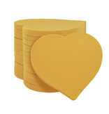 CombiCraft Blanco hartvormige munten 40x40mm - per 100 stuks