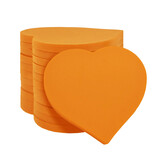 CombiCraft Blanco hartvormige munten 40x40mm - per 100 stuks