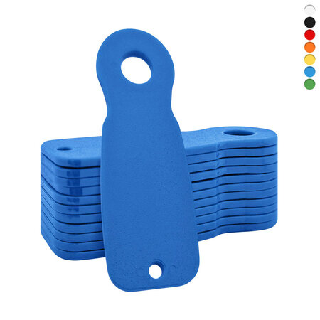 CombiCraft Blanco kunststof Caddy-Key winkelwagenmunten €1 formaat - per 50 stuks