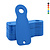Blanco Caddy-Key kunststof winkelwagenmunt - 50 stuks