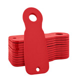 Blanco kunststof Caddy-Key winkelwagenmunten €1 formaat - per 50 stuks