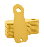 Blanco kunststof Caddy-Key winkelwagenmunten €1 formaat - per 50 stuks