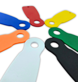 CombiCraft Blanco kunststof Caddy-Key winkelwagenmunten €1 formaat - per 50 stuks