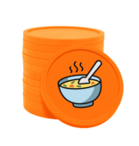 CombiCraft Gekleurde soep consumptiemunten Ø29mm - 100 stuks