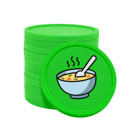 CombiCraft Gekleurde soep consumptiemunten Ø29mm - 100 stuks