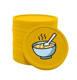 Gekleurde soep consumptiemunten Ø29mm - 100 stuks