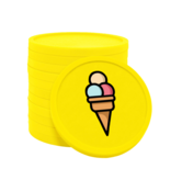 CombiCraft Gekleurde sorbetijs consumptiemunten Ø29mm - 100 stuks