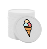 CombiCraft Gekleurde sorbetijs consumptiemunten Ø29mm - 100 stuks