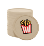 CombiCraft Gekleurde patat of friet consumptiemunten Ø29mm - 100 stuks
