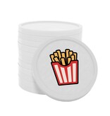 CombiCraft Gekleurde patat of friet consumptiemunten Ø29mm - 100 stuks