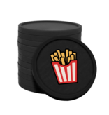 CombiCraft Gekleurde patat of friet consumptiemunten Ø29mm - 100 stuks