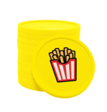 CombiCraft Gekleurde patat of friet consumptiemunten Ø29mm - 100 stuks