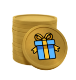 Gekleurde cadeautje consumptiemunten Ø29mm - 100 stuks