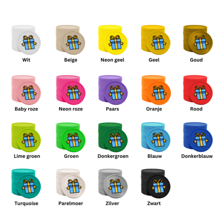 CombiCraft Gekleurde cadeautje consumptiemunten Ø29mm - 100 stuks