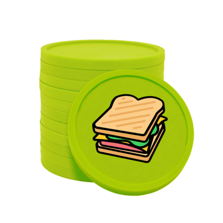 CombiCraft Gekleurde sandwich consumptiemunten Ø29mm - 100 stuks