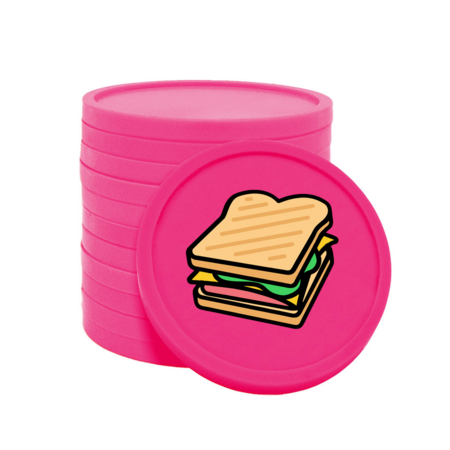 CombiCraft Gekleurde sandwich consumptiemunten Ø29mm - 100 stuks