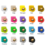 CombiCraft Gekleurde sandwich consumptiemunten Ø29mm - 100 stuks