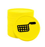 Gekleurde snack consumptiemunten Ø29mm - 100 stuks