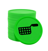 Gekleurde snack consumptiemunten Ø29mm - 100 stuks