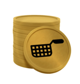 CombiCraft Gekleurde snack consumptiemunten Ø29mm - 100 stuks