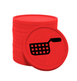 CombiCraft Gekleurde snack consumptiemunten Ø29mm - 100 stuks