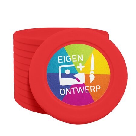 Ronde munten Ø40mm met jouw eigen ontwerp - per 100 stuks