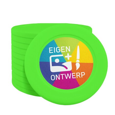 Ronde munten Ø40mm met jouw eigen ontwerp - per 100 stuks