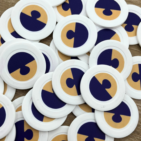 CombiCraft Ronde munten Ø40mm met jouw eigen ontwerp - per 100 stuks