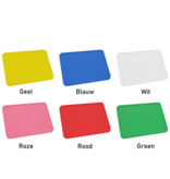 CombiCraft Plastic rechthoek munten 50 x 35 mm met jouw eigen ontwerp - per 100 stuks