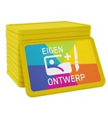 CombiCraft Plastic rechthoek munten 50x35mm met jouw eigen ontwerp - per 100 stuks
